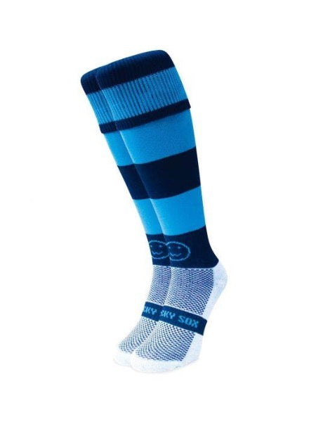 Wacky Sox Classic Navy/Sky Hoops