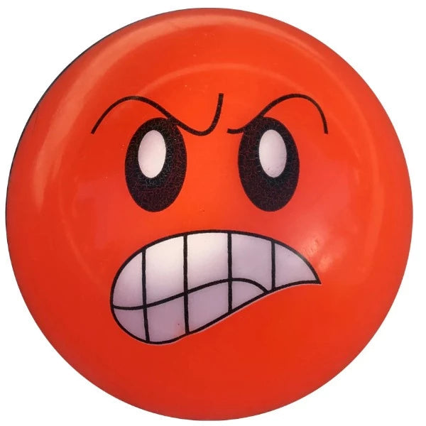 Mercian Soft Emoji Ball Orange Angry