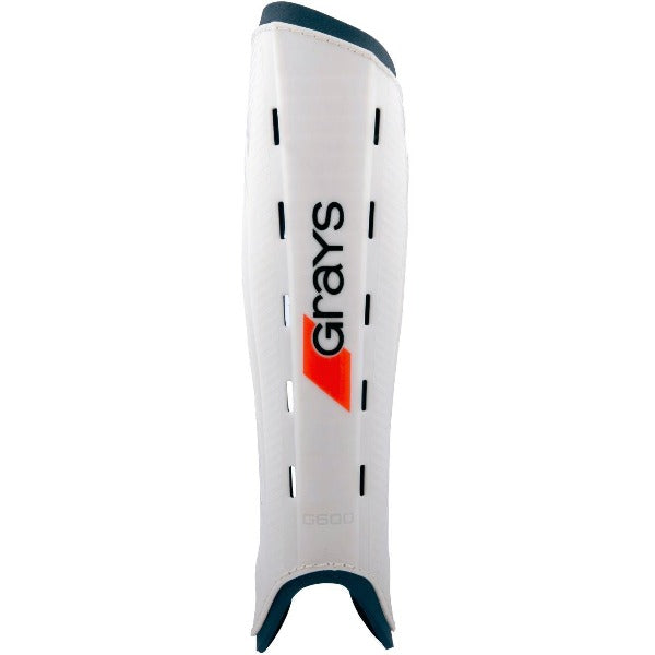 Grays G600 Shin Pads White 25/26 | ONE Sports Warehouse