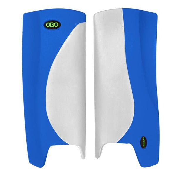 OBO Robo Hi Rebound Legguards White/Blue | ONE Sports Warehouse