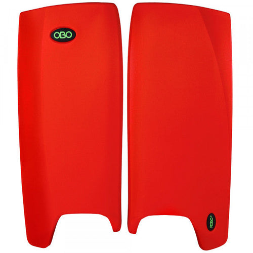 OBO ROBO+ Plus Leg Guards Red - one sports warehouse